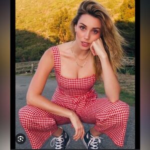 Reformation Birch Jumpsuit (Size 0P)